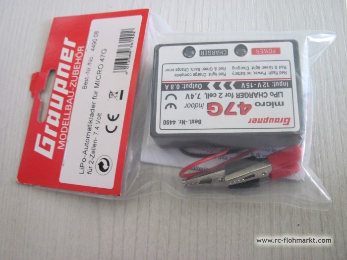 Grp. Lipo Automatiklader fr 2 Zellen 7,4 V Neu/OV
