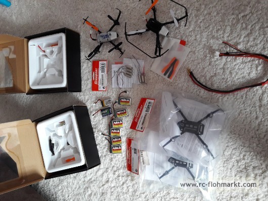 Quadrocopter 2x Graupner Alpha 110 FPV