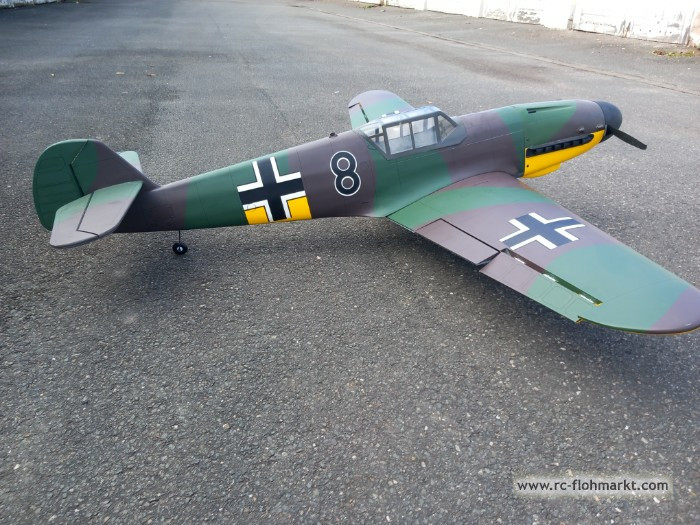 ME 109 hangar 9 . 165cm ungeflogen brushless