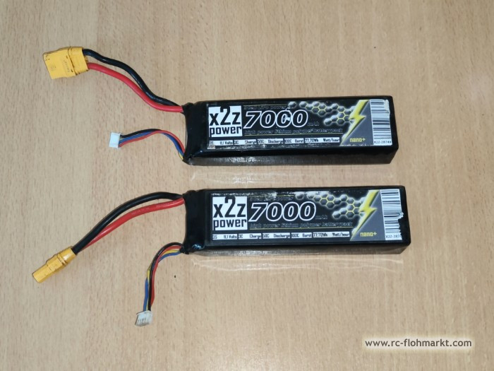2x 3s lipo X2Z 7000mh