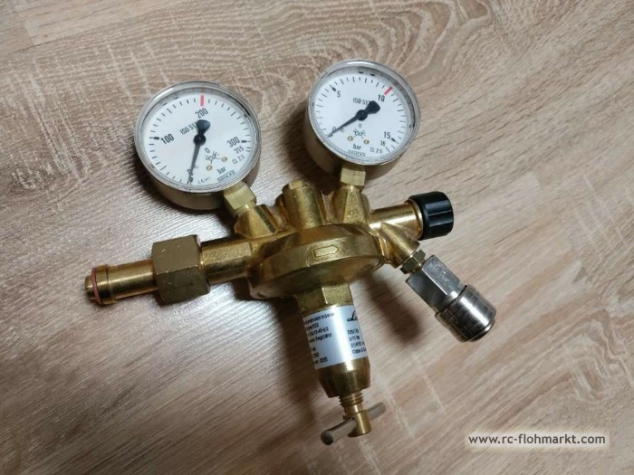 Statt 116: Linde Druckminderer Helium Edelgas CO2