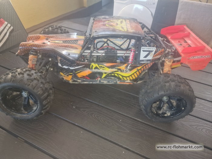 1:7 Rock Racer MAMBA 7 Orange 6S BL RTR