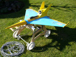 RC Deltaflugzeug 1060mm Spannw. 980mm Lang 10Blatt