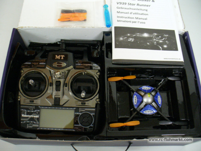 Mini Drohne - 2,4Ghz Quadrocopter Monstertronic di