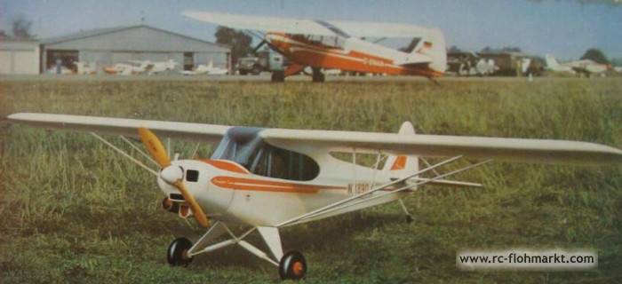 Rarität Piper Super Cub von WiK) Rarität Piper Super Cub von WiK)