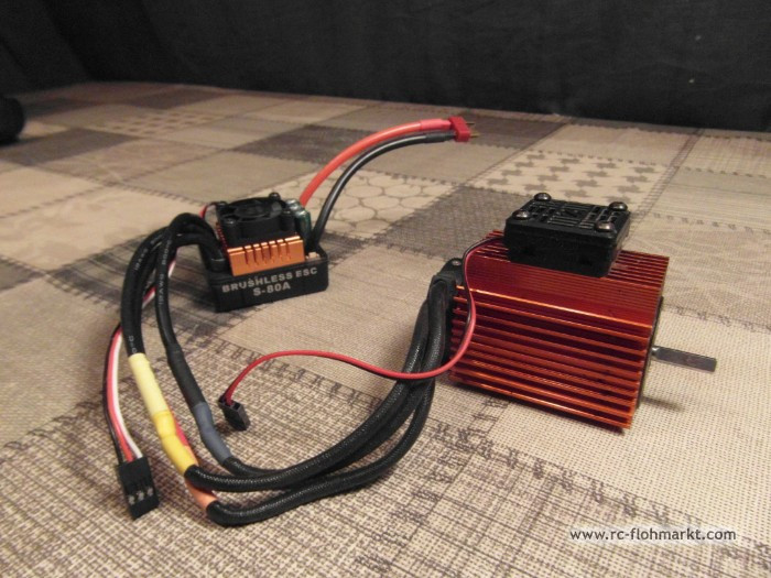 1:8 / 1:10 RC Brushless - Set Motor + Regler 80A