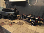 1:10 RC Anh�nger mit Brushless Rennboot RTR
