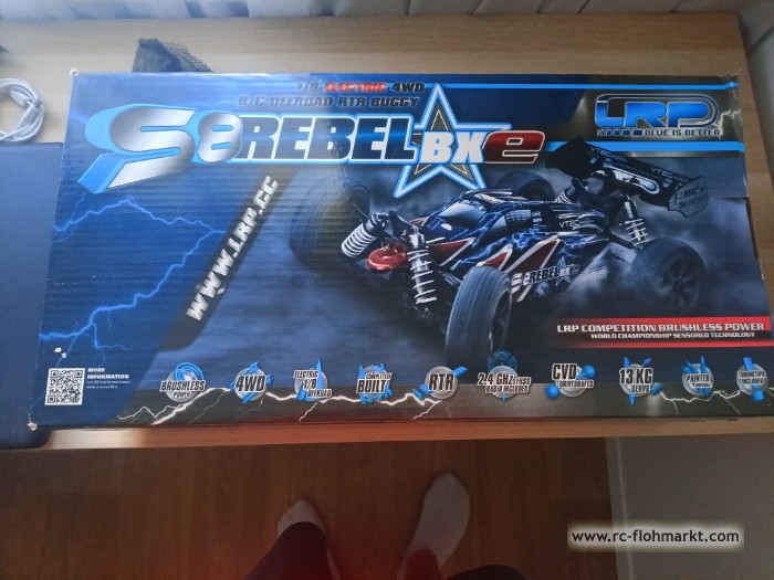 SRebel BXe 1:8 RC Buggy Brushless 4WD RTR – Neu SRebel BXe 1:8 RC Buggy Brushless 4WD RTR – Neu