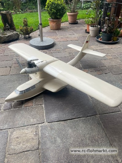 Wasserflugzeug mit Benzinmotor Wasserflugzeug mit Benzinmotor